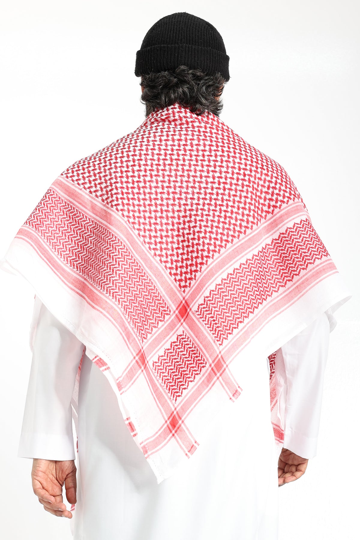Arab Red White Shemagh - JLifestyle Store