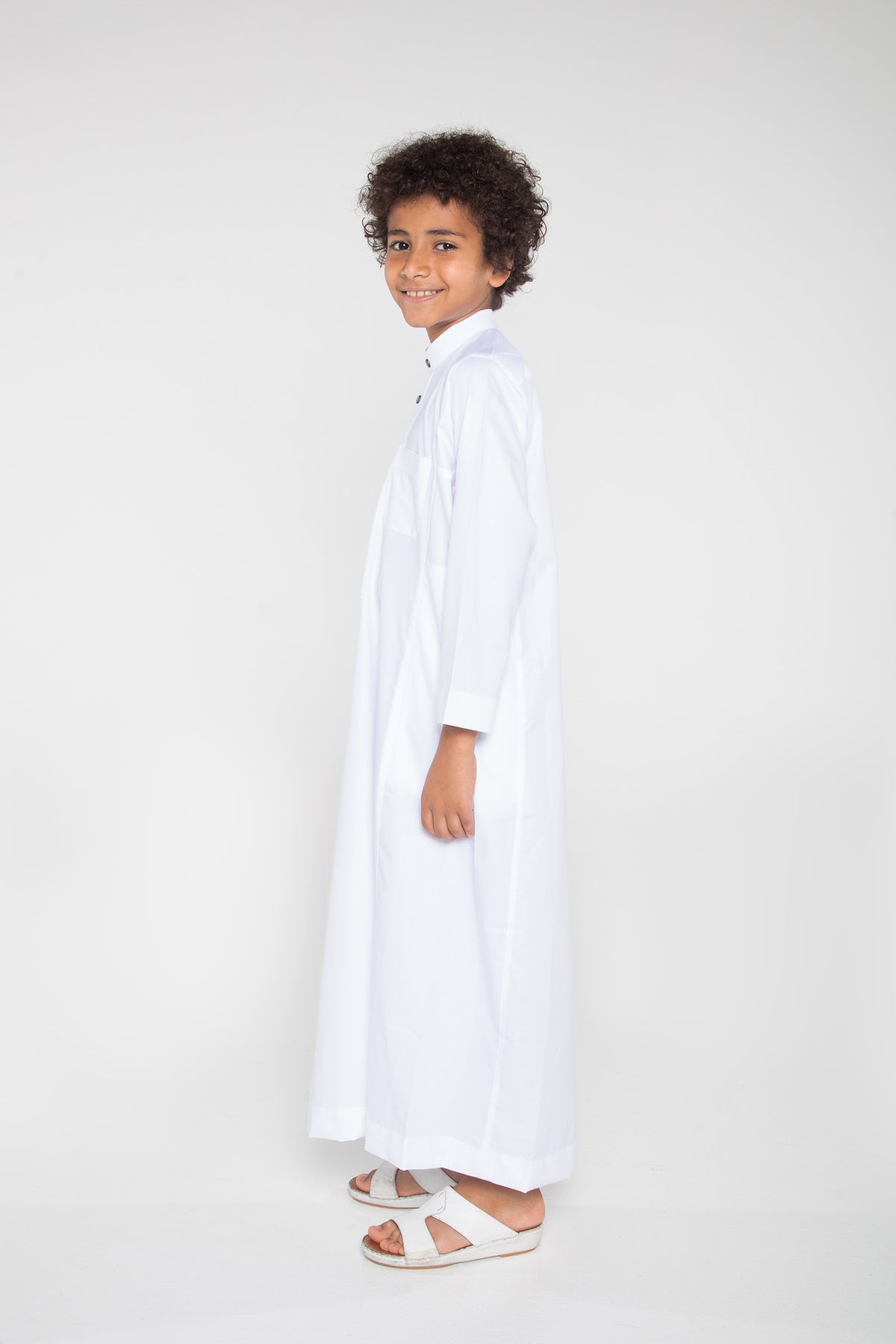 White Saudi Kids Studded