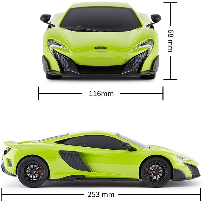 McLaren 675LT Coupe Remote Controlled Car, Green