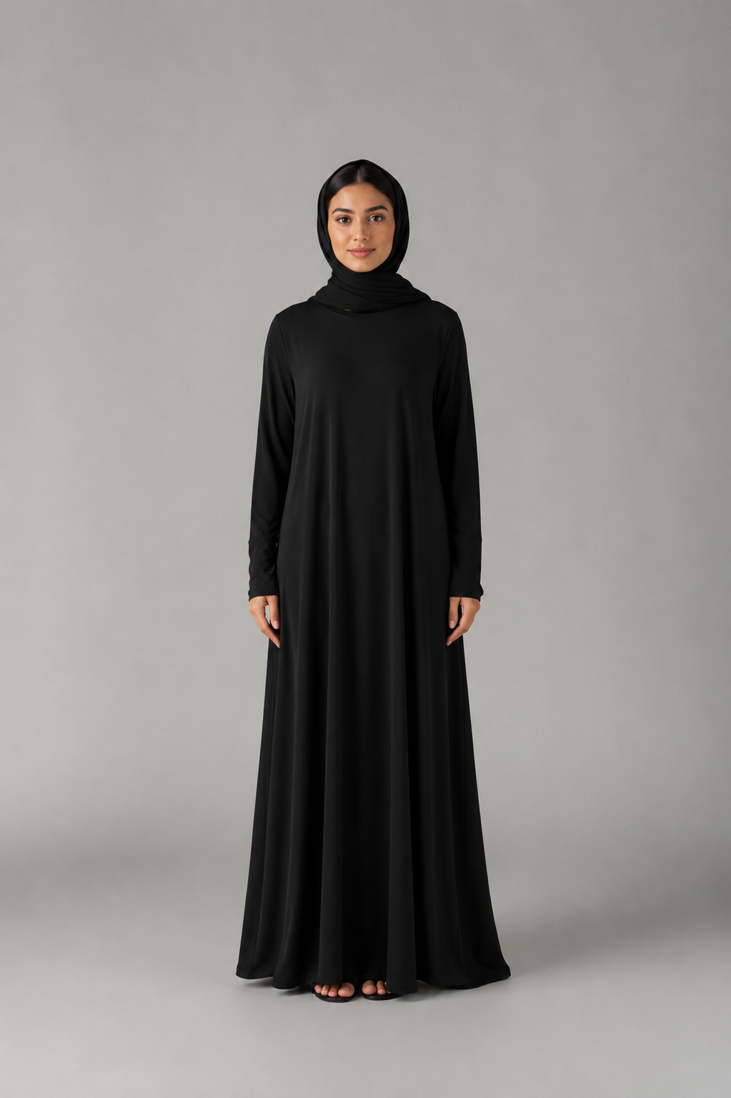 Jersey Ladies Plain Abaya 58XL(UK DRESS SIZE 12) / Oyester Pink Jersey Ladies Plain Abaya 58XL(UK DRESS SIZE 12) / Oyester Pink