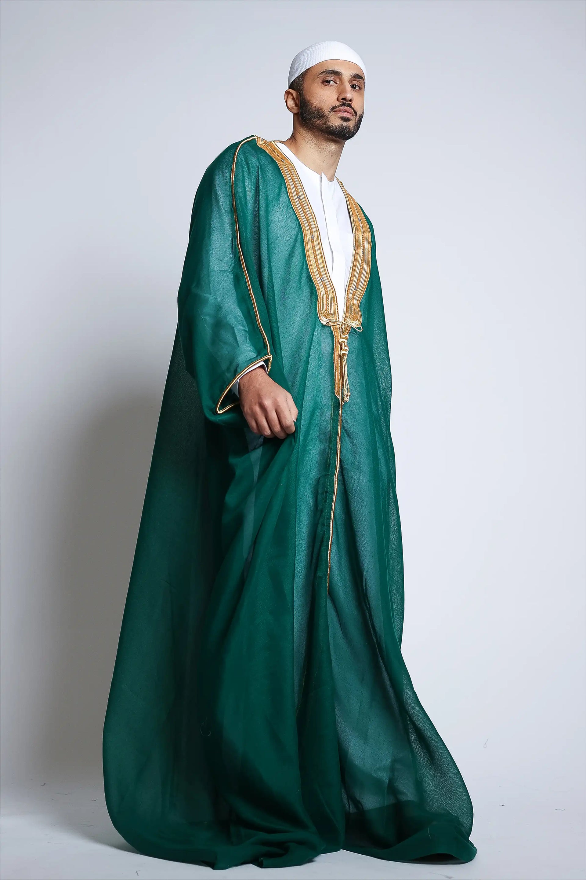 Pine Green Arab Bisht