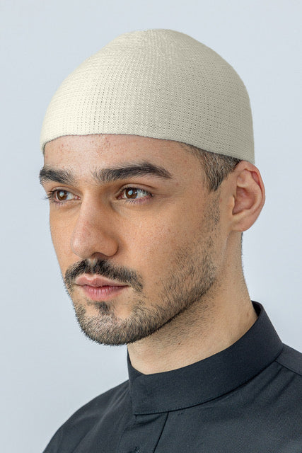 Light Beige Turkish Head Cap