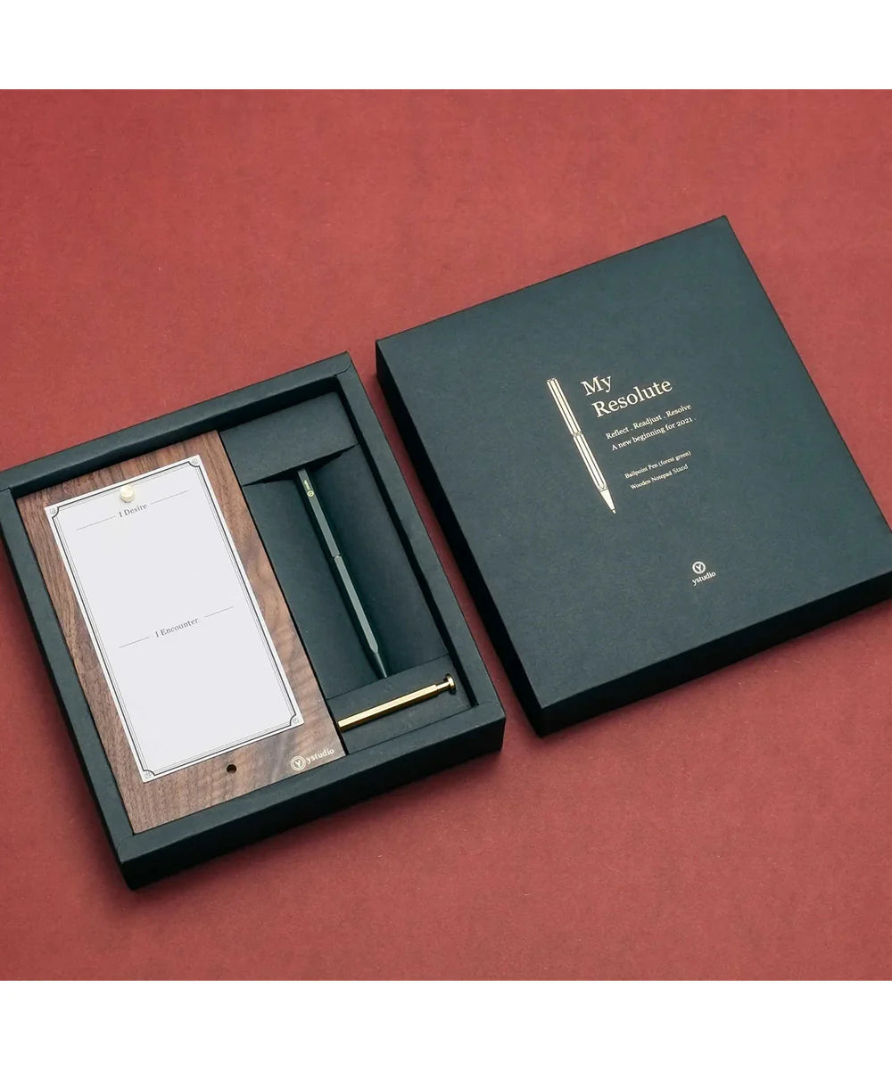 Ystudio My Resolute Slim Ballpoint Gift Set