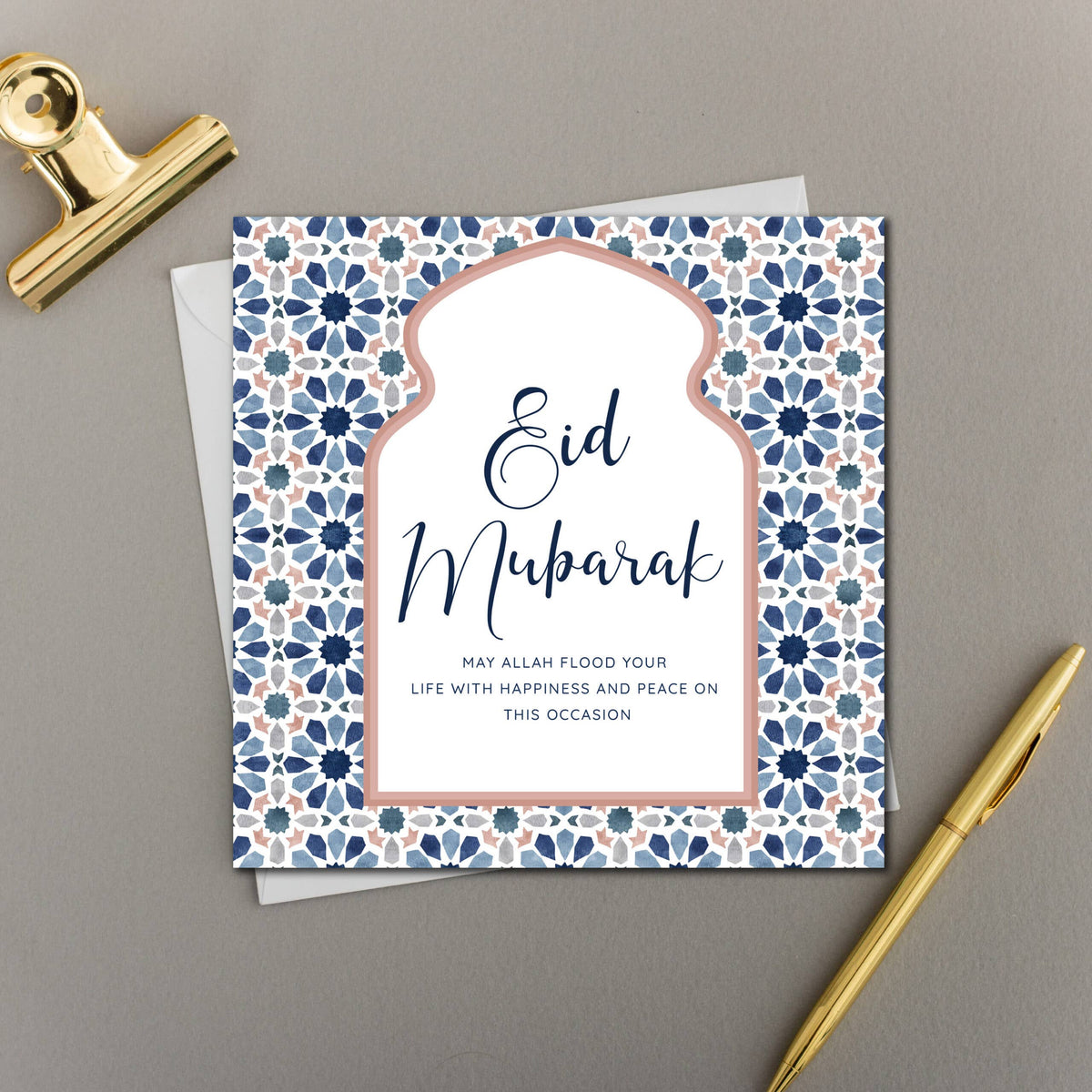 Eid Mubarak Moroccan Card