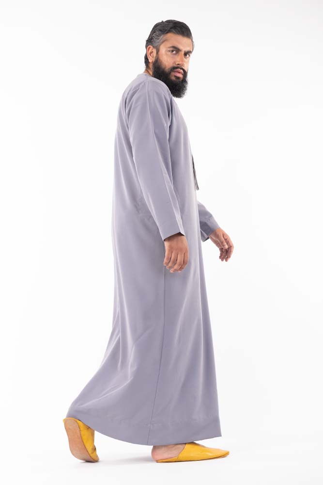 Grey Men Arab Omani Jubba - JLifestyle Store