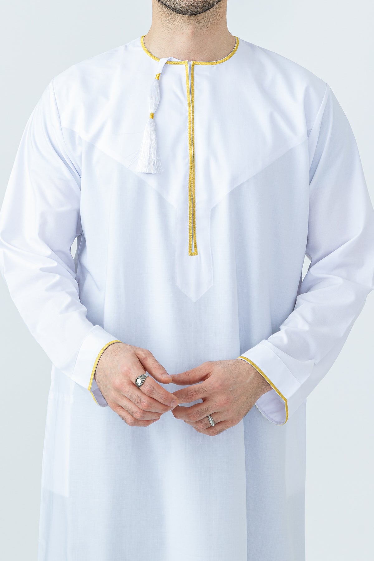 White|Gold Habeel Omani
