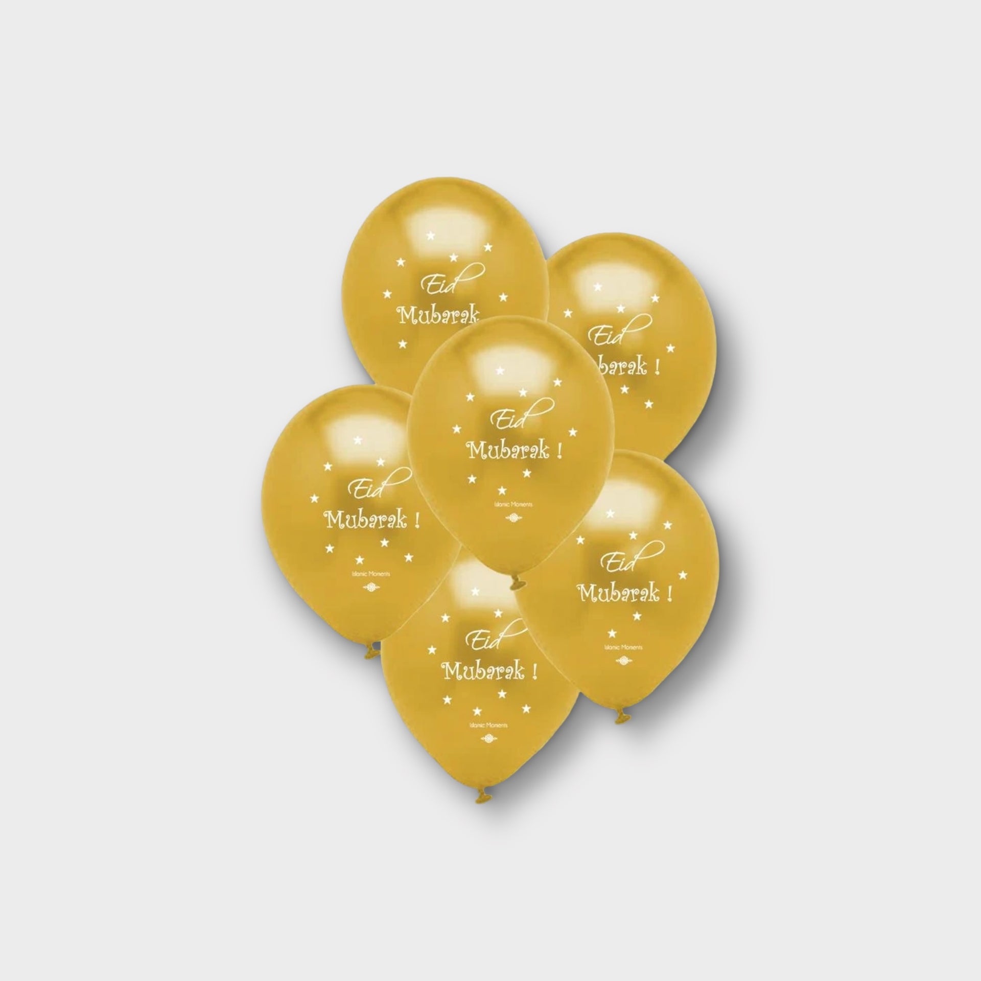 Eid Mubarak Balloons - Gold