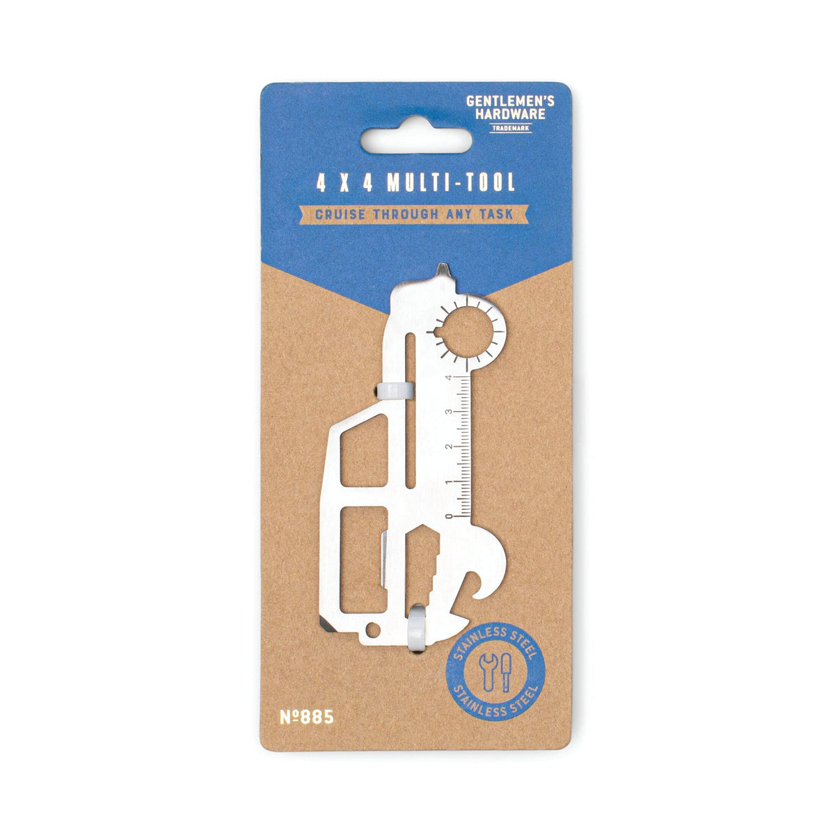 Gentlemen's Hardware 4x4 Car Credit Card Tool