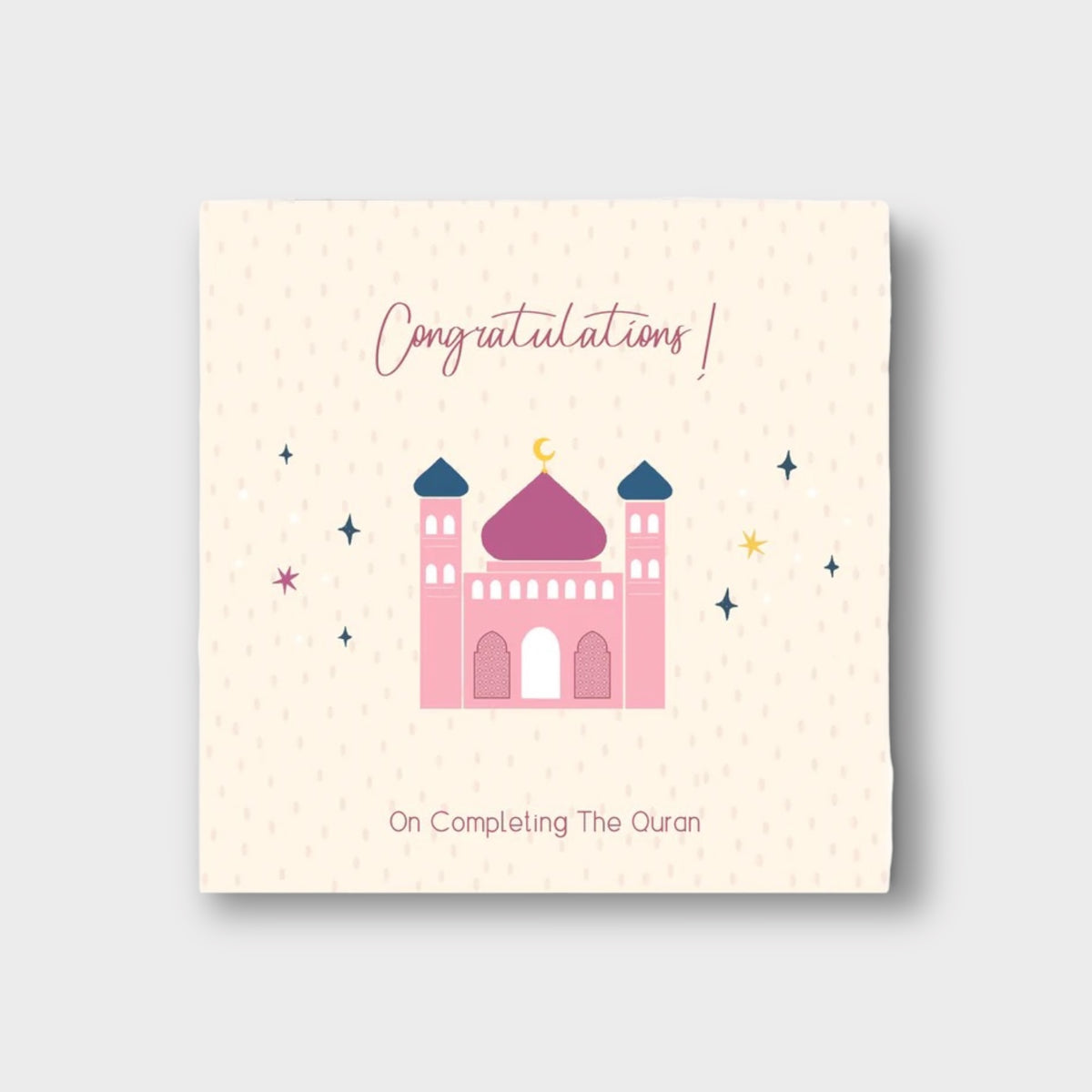 Congratulations on completing the Quran - Pink Mosque