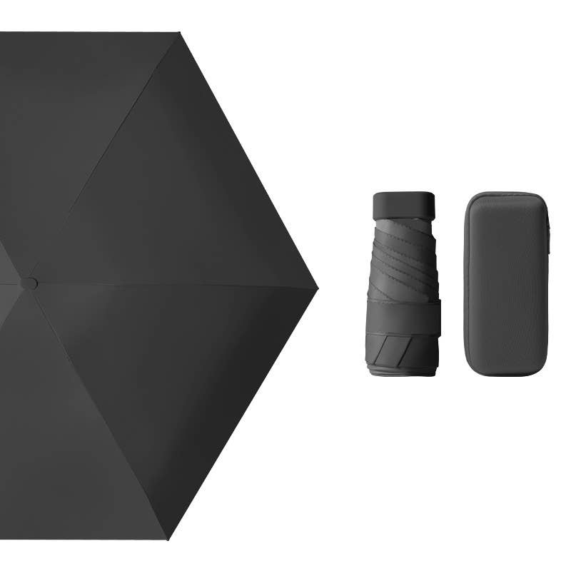 Mini Pocket Size  UV Protected Umbrella with Free Case