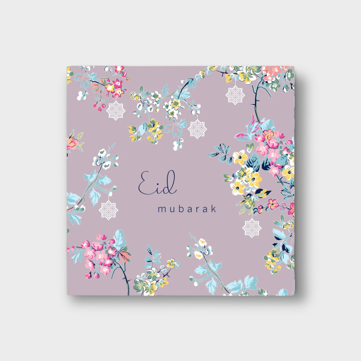 Eid Mubarak Card Lilac