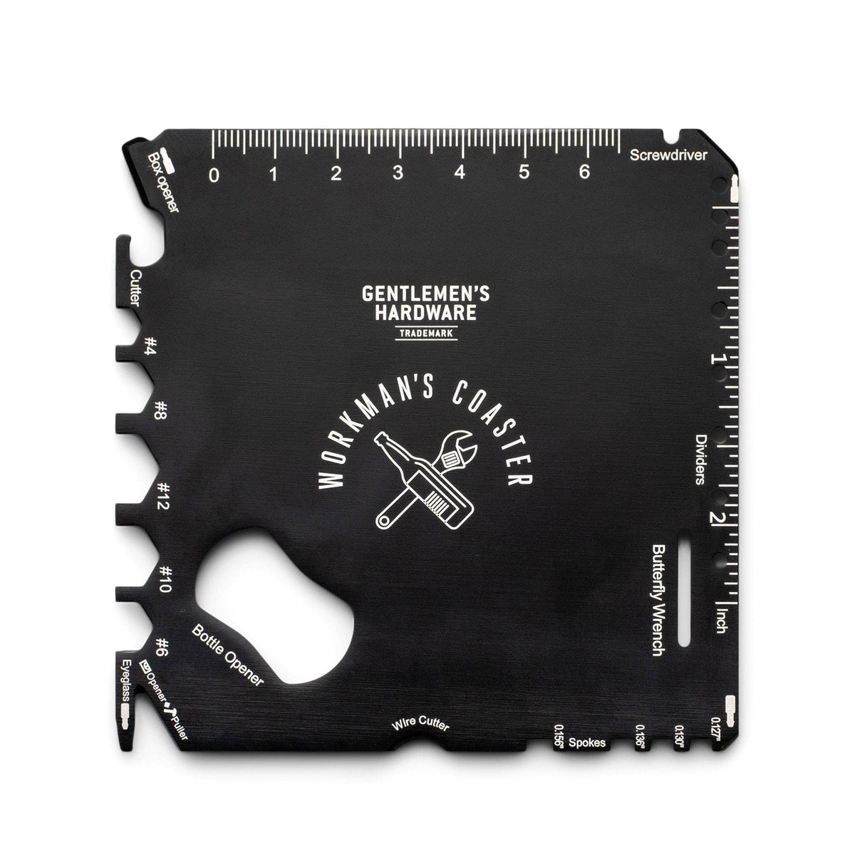 Gentlemen's Hardware 20-in-1 Coaster Multi-Tool (Set of 2)