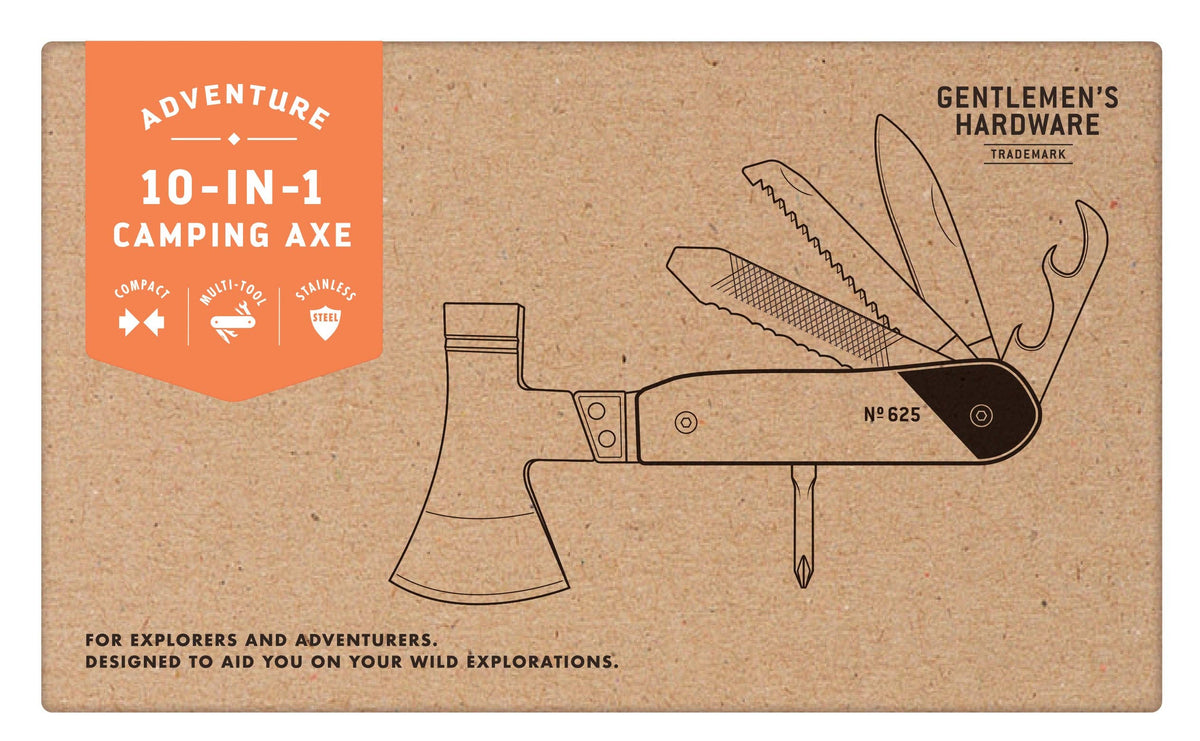 Gentlemen's Hardware 10-in-1 Axe Multi-Tool