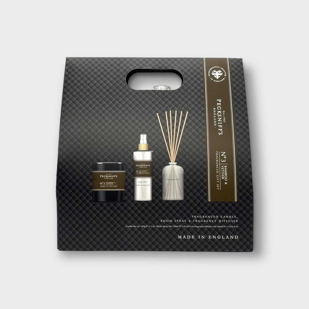 Pecksniff Bamboo and Vetiver Gift Set