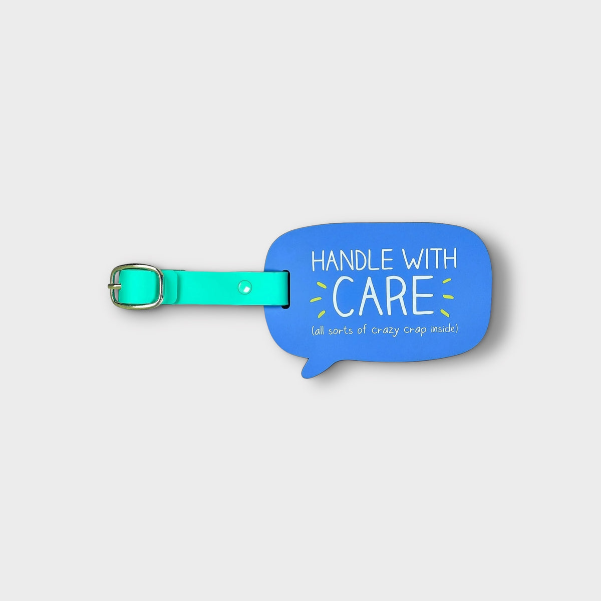 Happy Jackson &#39;With Care&#39; Luggage Tag