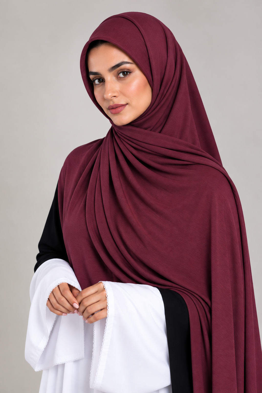 Jersey Hijab | Burgundy