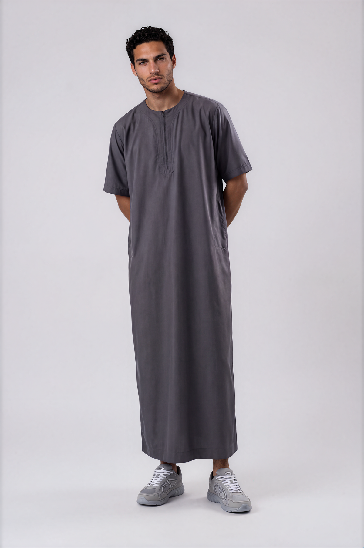 J152 C6 Charcoal Grey Half Sleeve