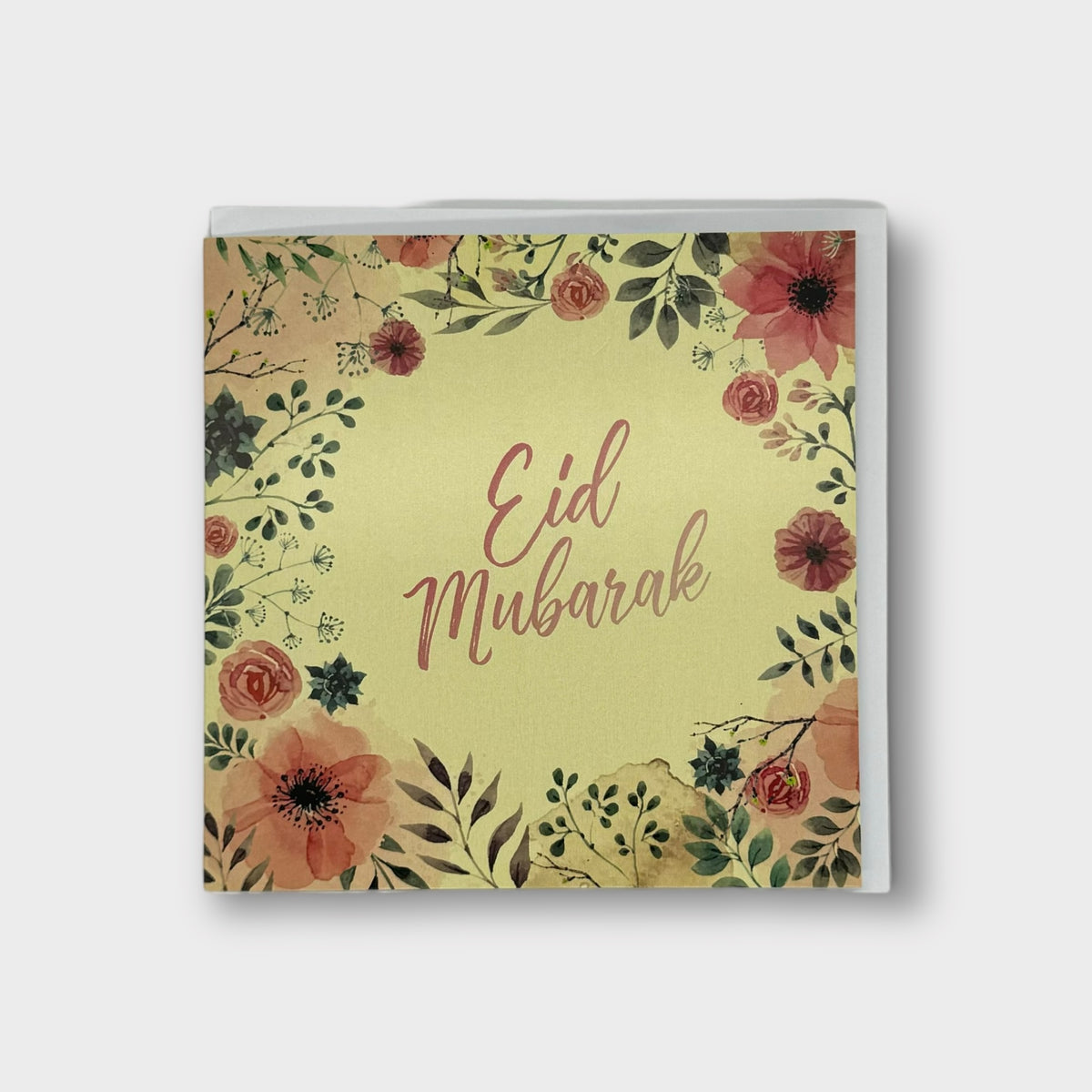 Eid Mubarak Floral Card