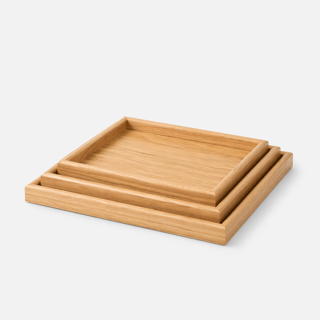 Wooden Tray Set
