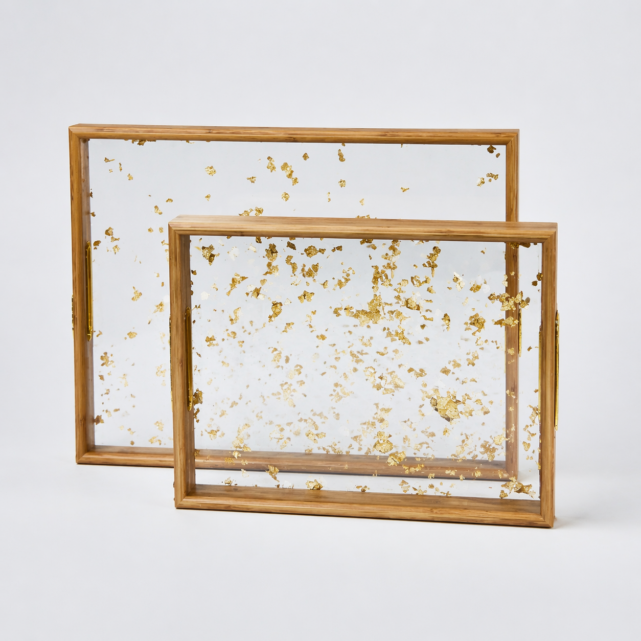 Golden Leaf Flakes Tray