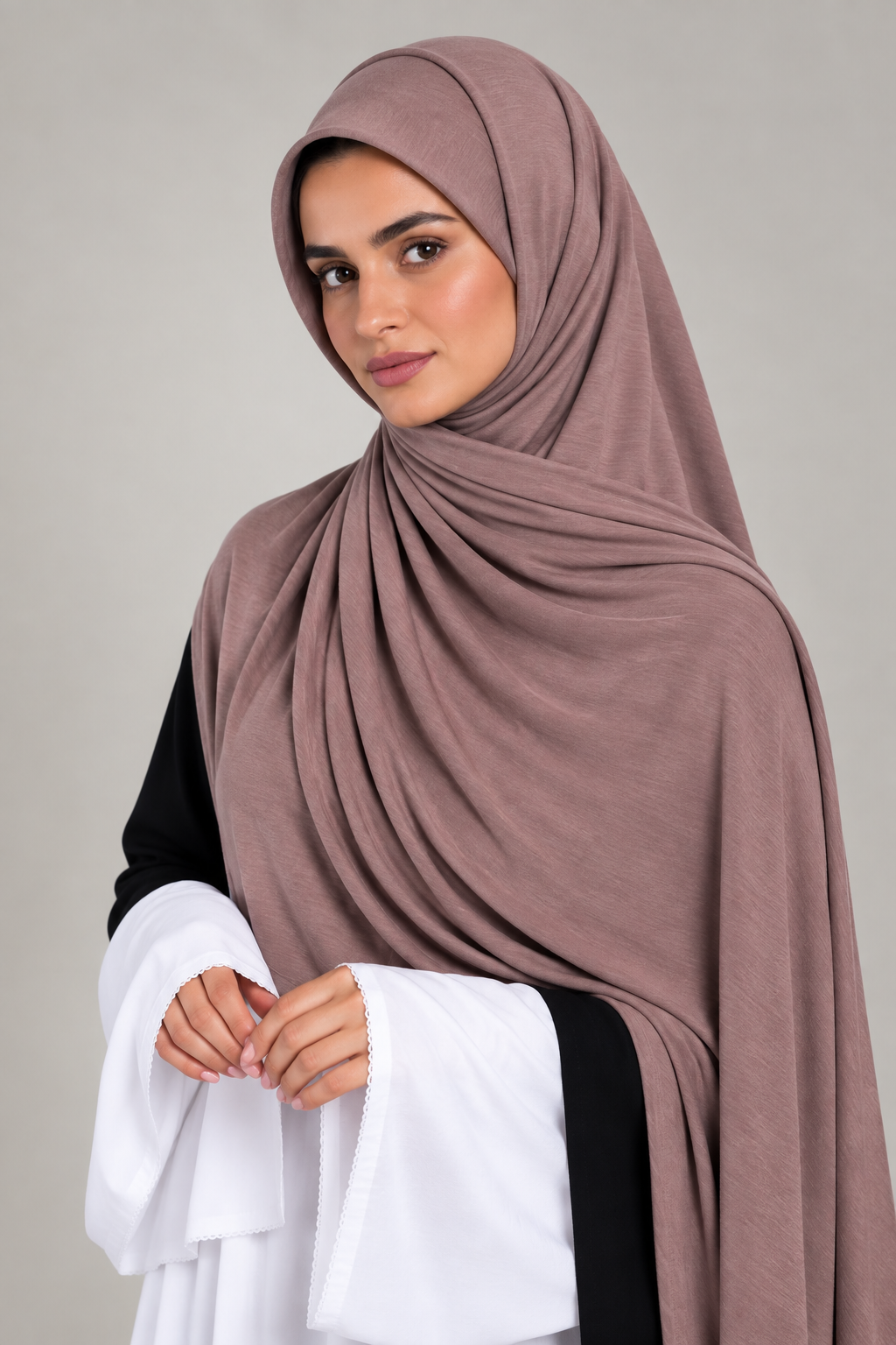 Large Jersey Hijab | Dusty Pink