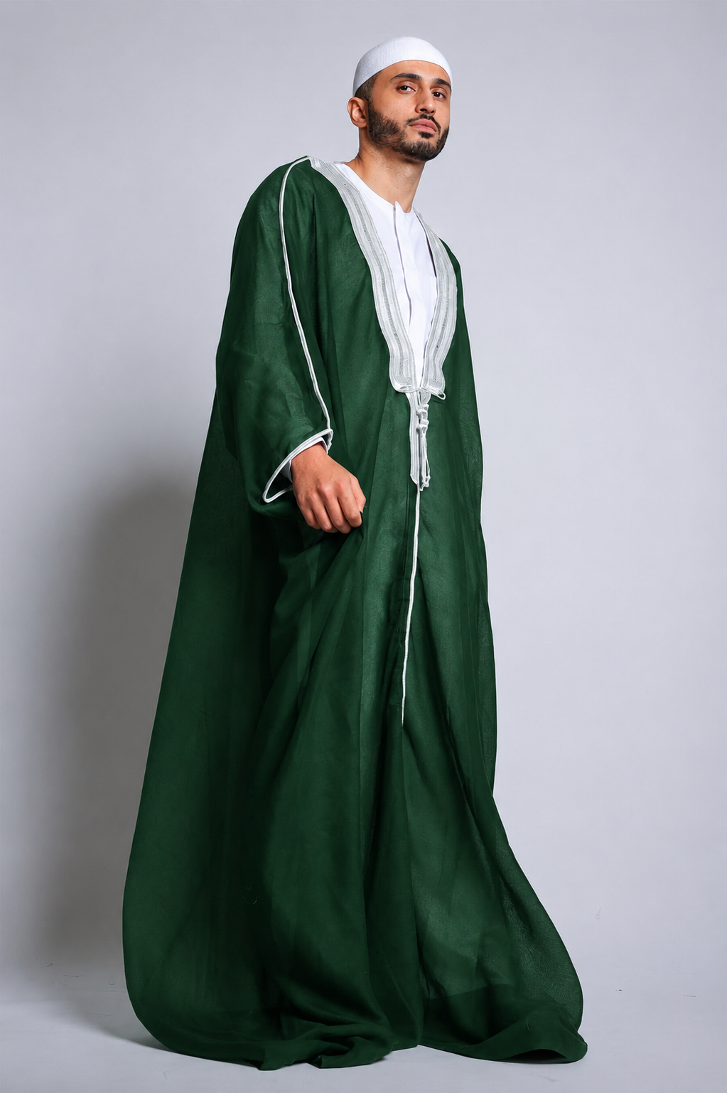 Pine Green Arab Bisht