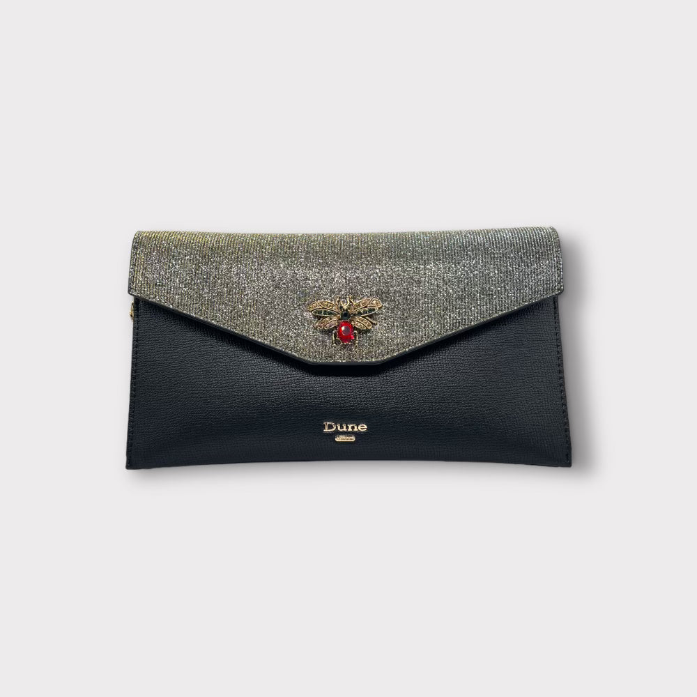 Dune London Emerald Bee Clutch Bag