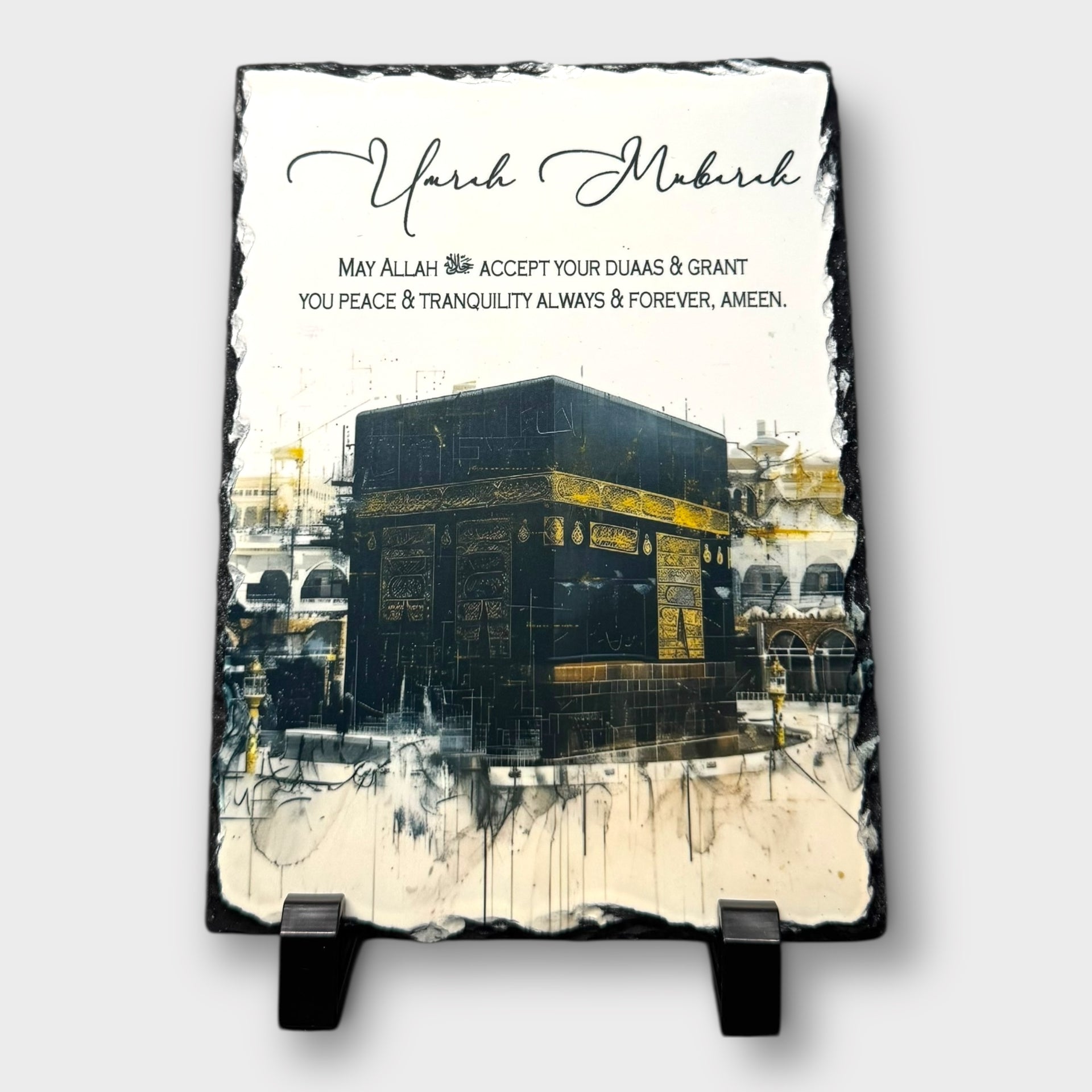 Umrah Mubarak Kaaba Slate
