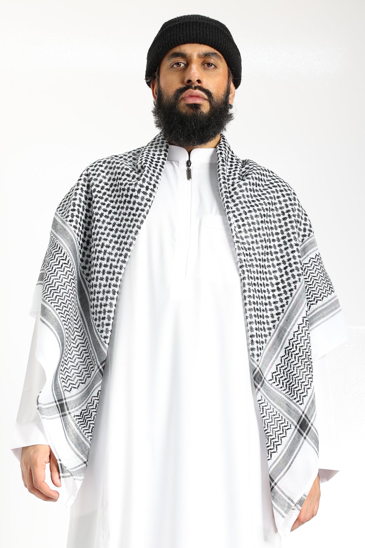 Arab Black White Shemagh - JLifestyle Store