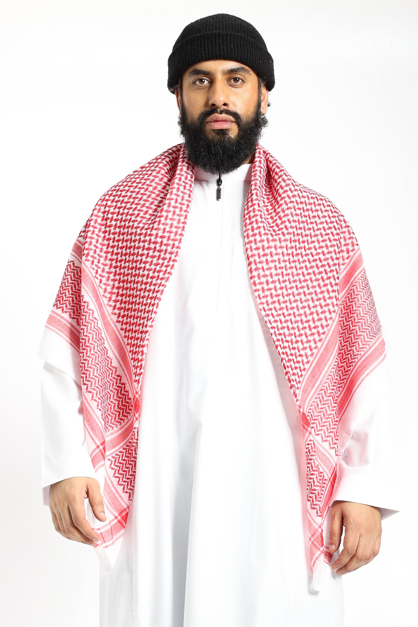 Arab Red White Shemagh - JLifestyle Store