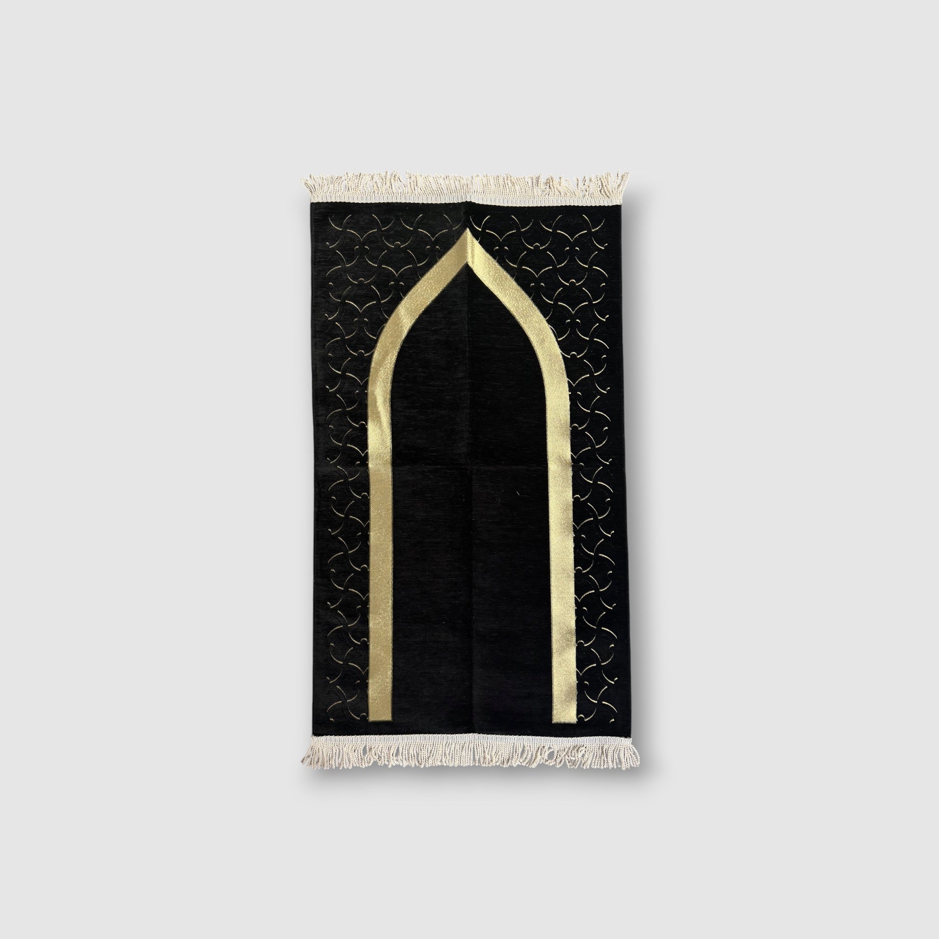 Mihrab Black Prayer Rug