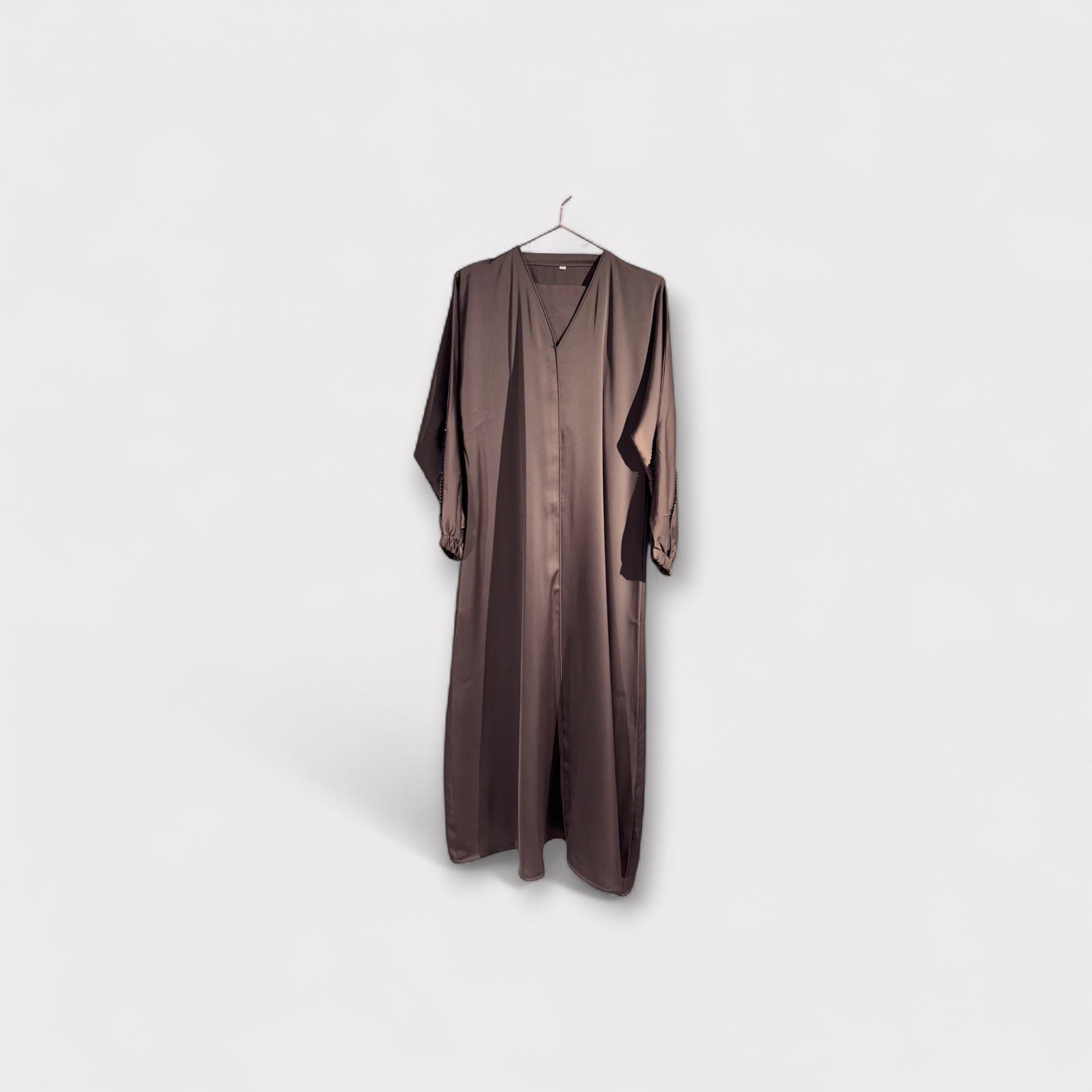 Brown Piping Abaya