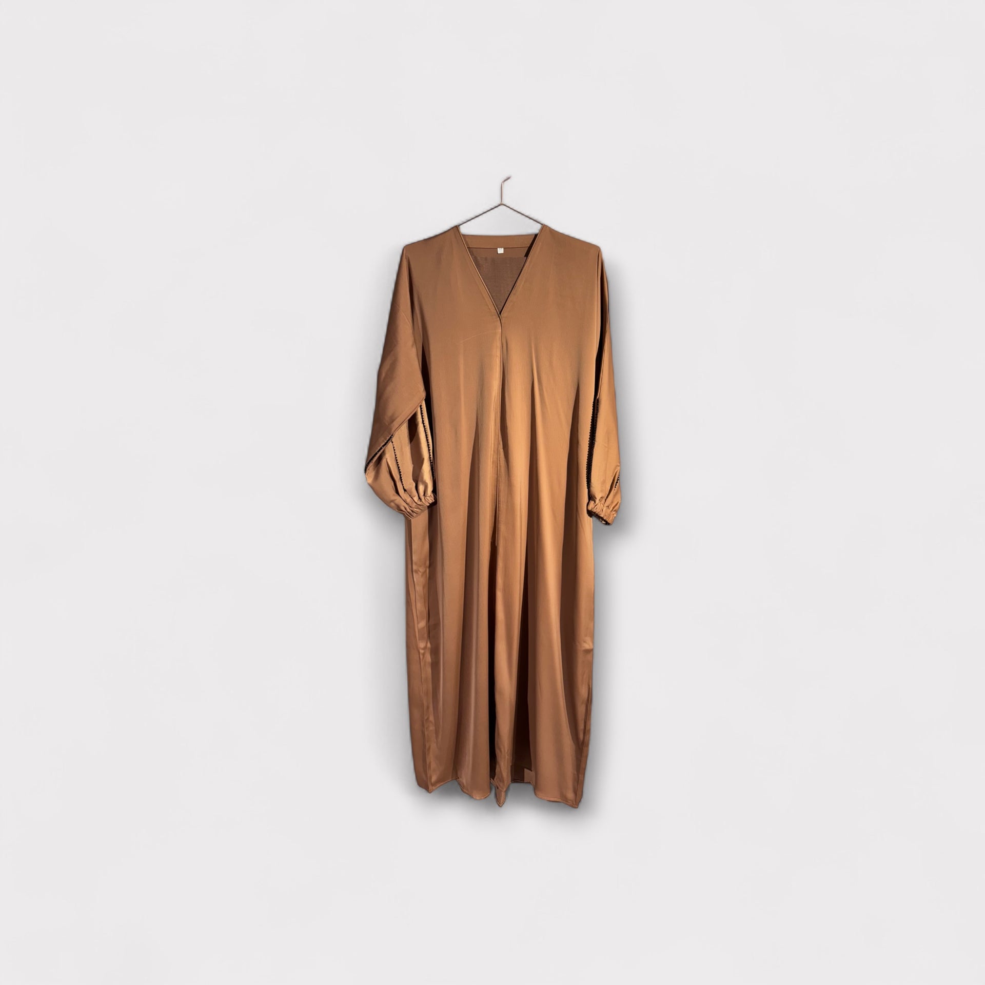 Bronze Piping Abaya