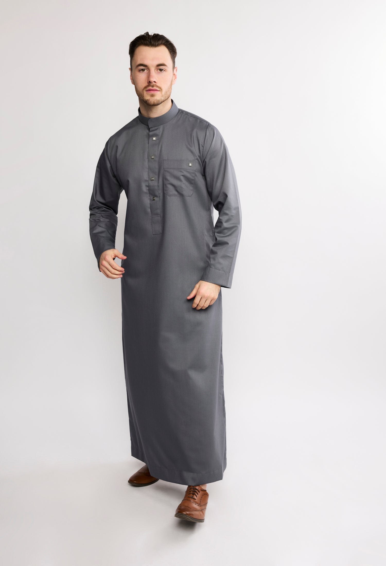 J1518 Steel Grey Saudi Collar