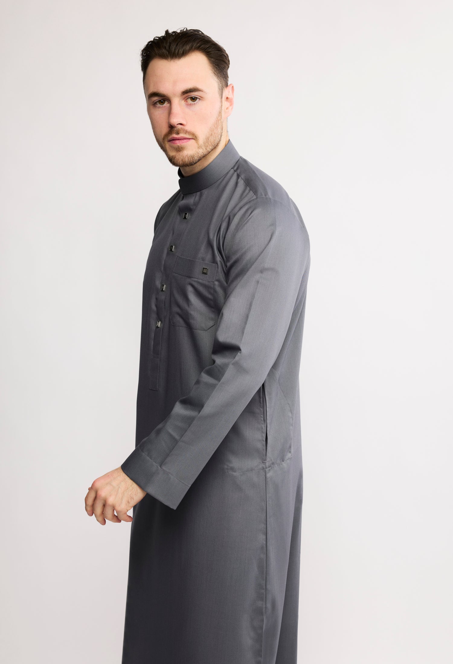 J1518 Steel Grey Saudi Collar