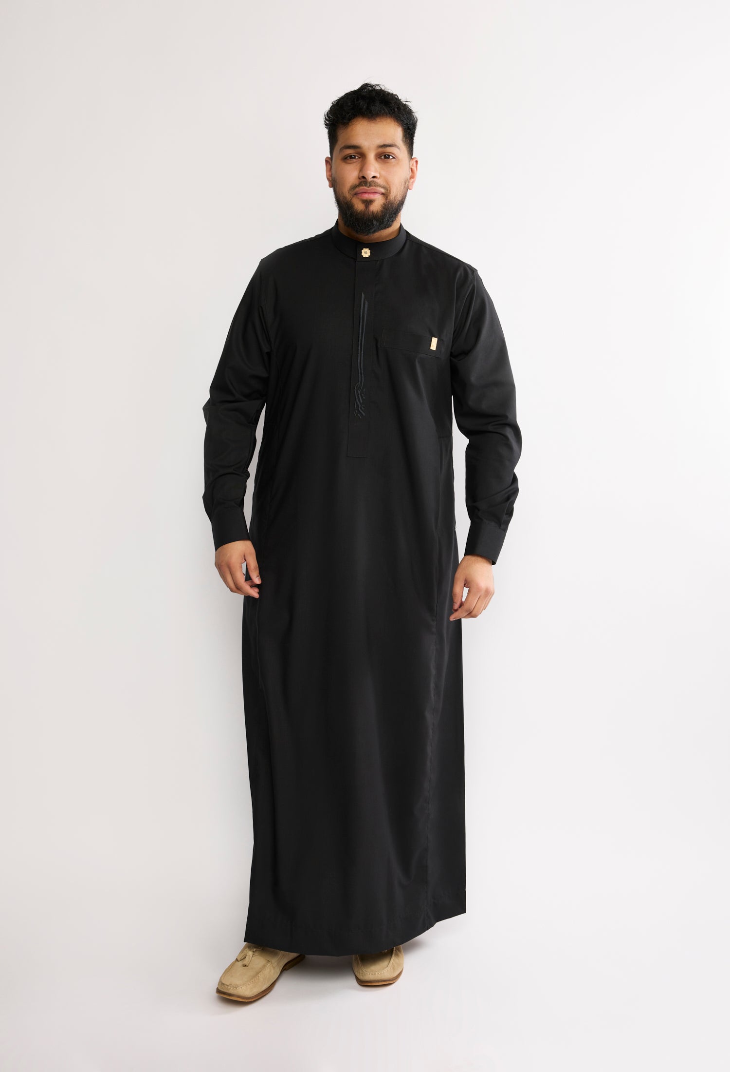J2512 Black Collar Thobe