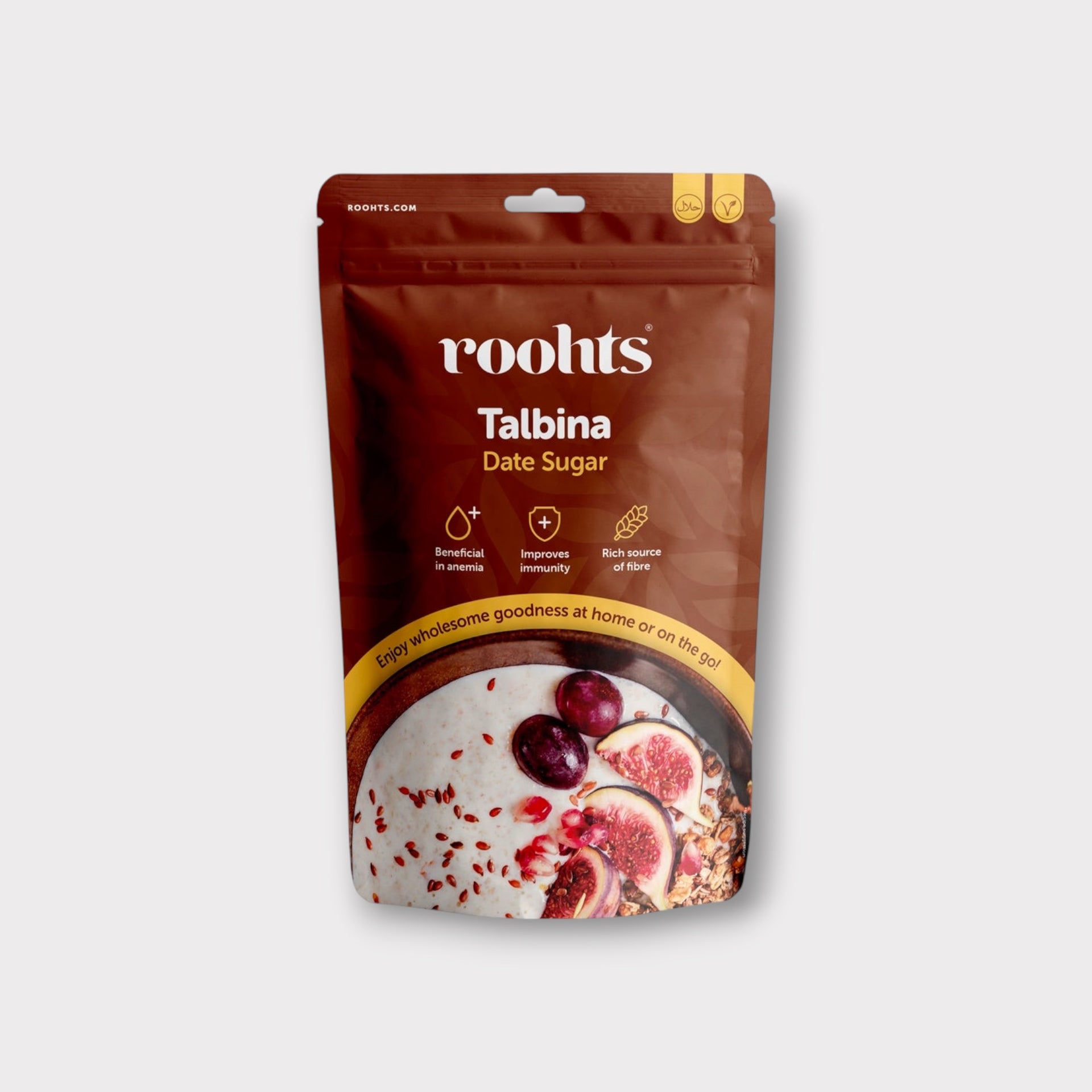 Talbina (Barley Flour) Porridge with Date Sugar