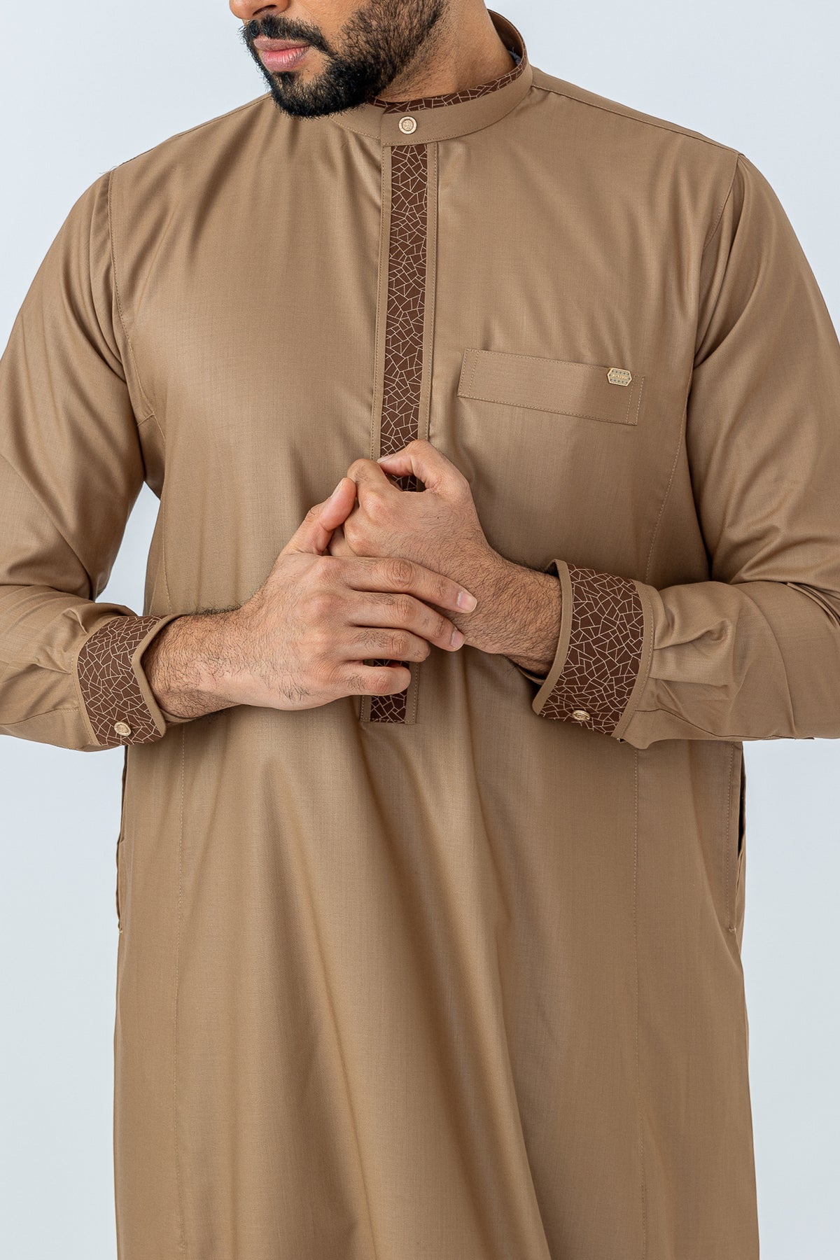 Aztec Almond Brown Thobe