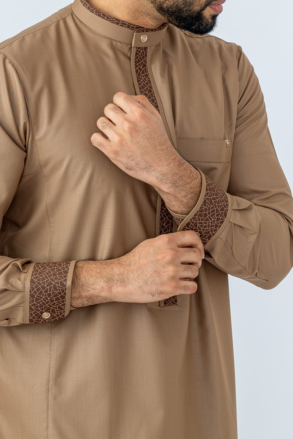 Aztec Almond Brown Thobe