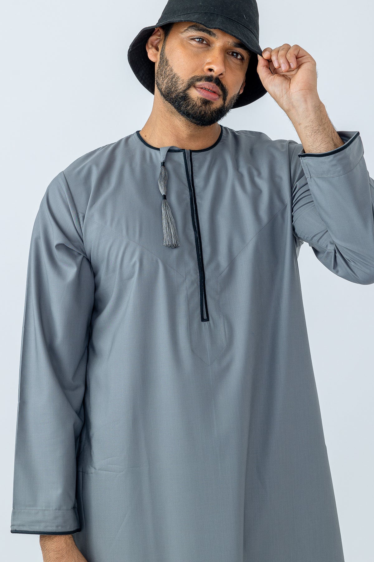 Storm Grey Habeel Thobe
