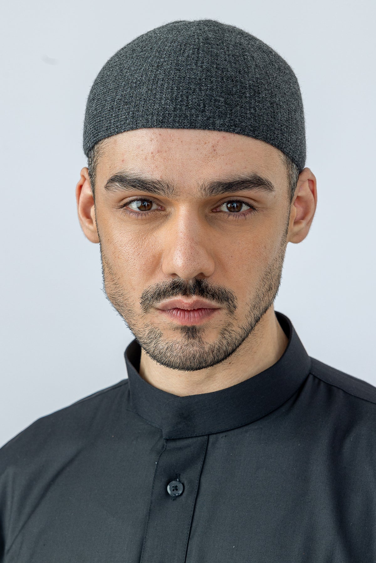 Dark Grey Turkish Head Cap