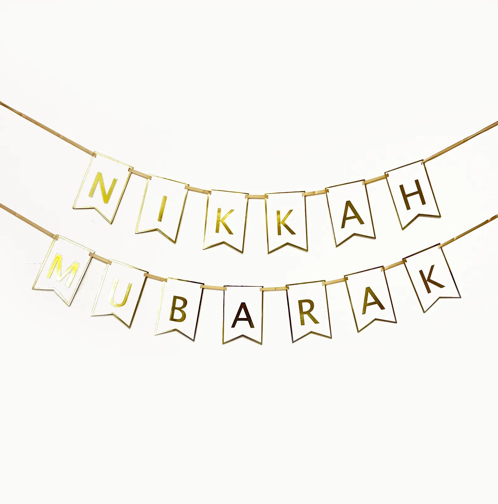 Nikkah Mubarak Pennant Bunting