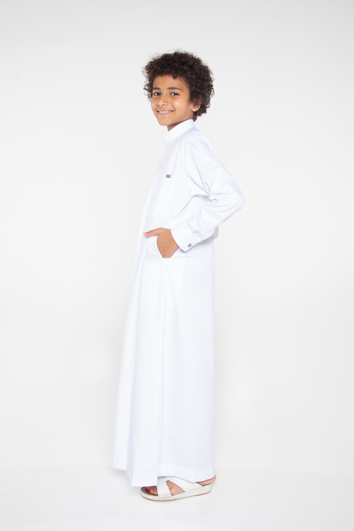 White Qatari Boys Thobe