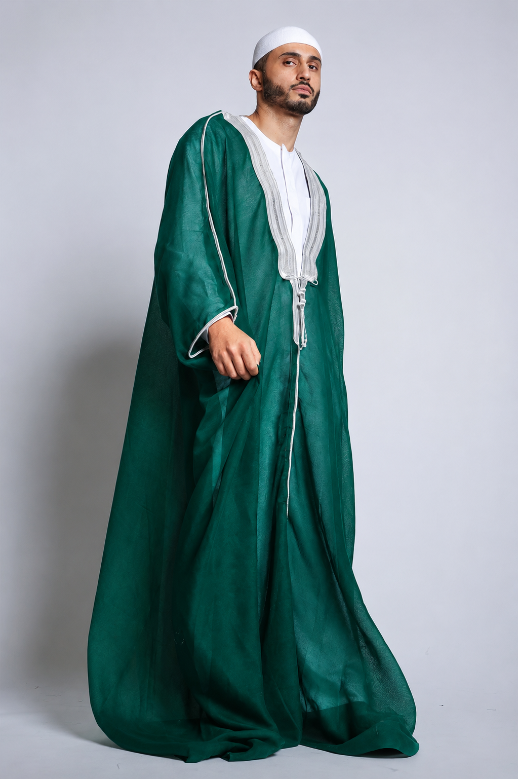Zumarud Green Arab Bisht