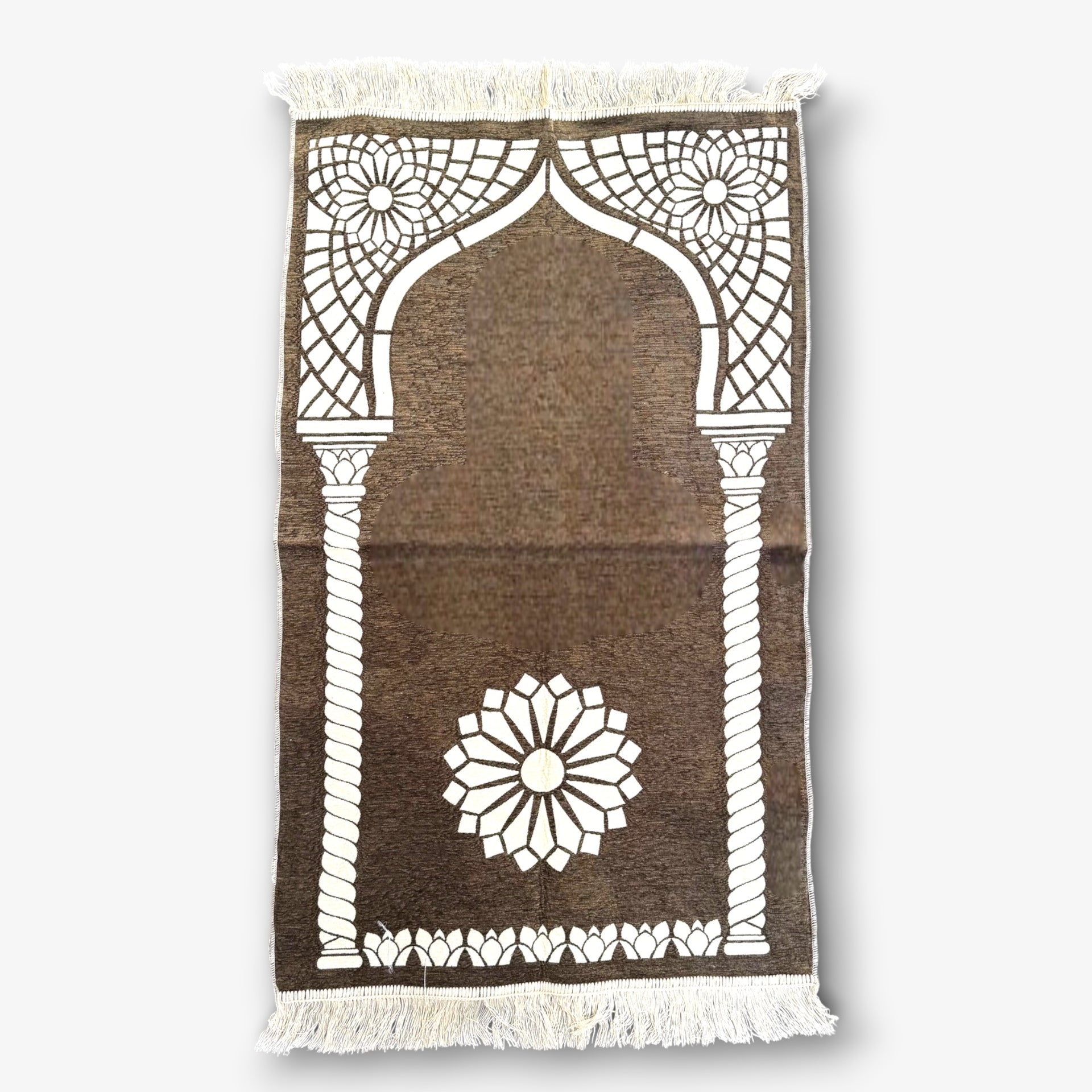Mocha Brown Arch Prayer Mat