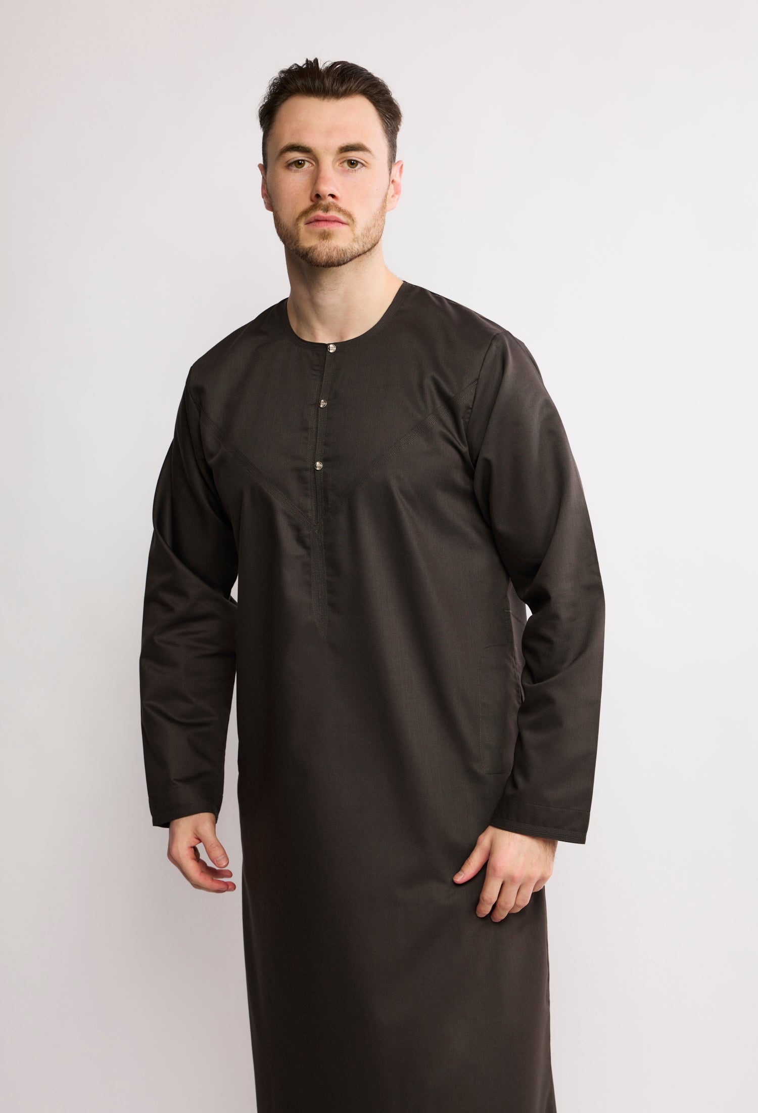 J1524 Army Green Omani Thobe