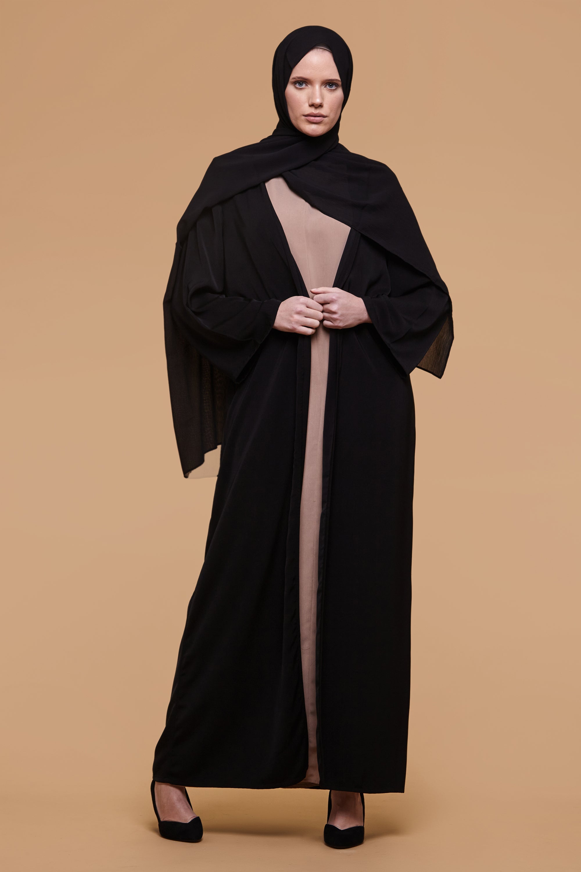 Black Soft Touch Kimono - CAVE