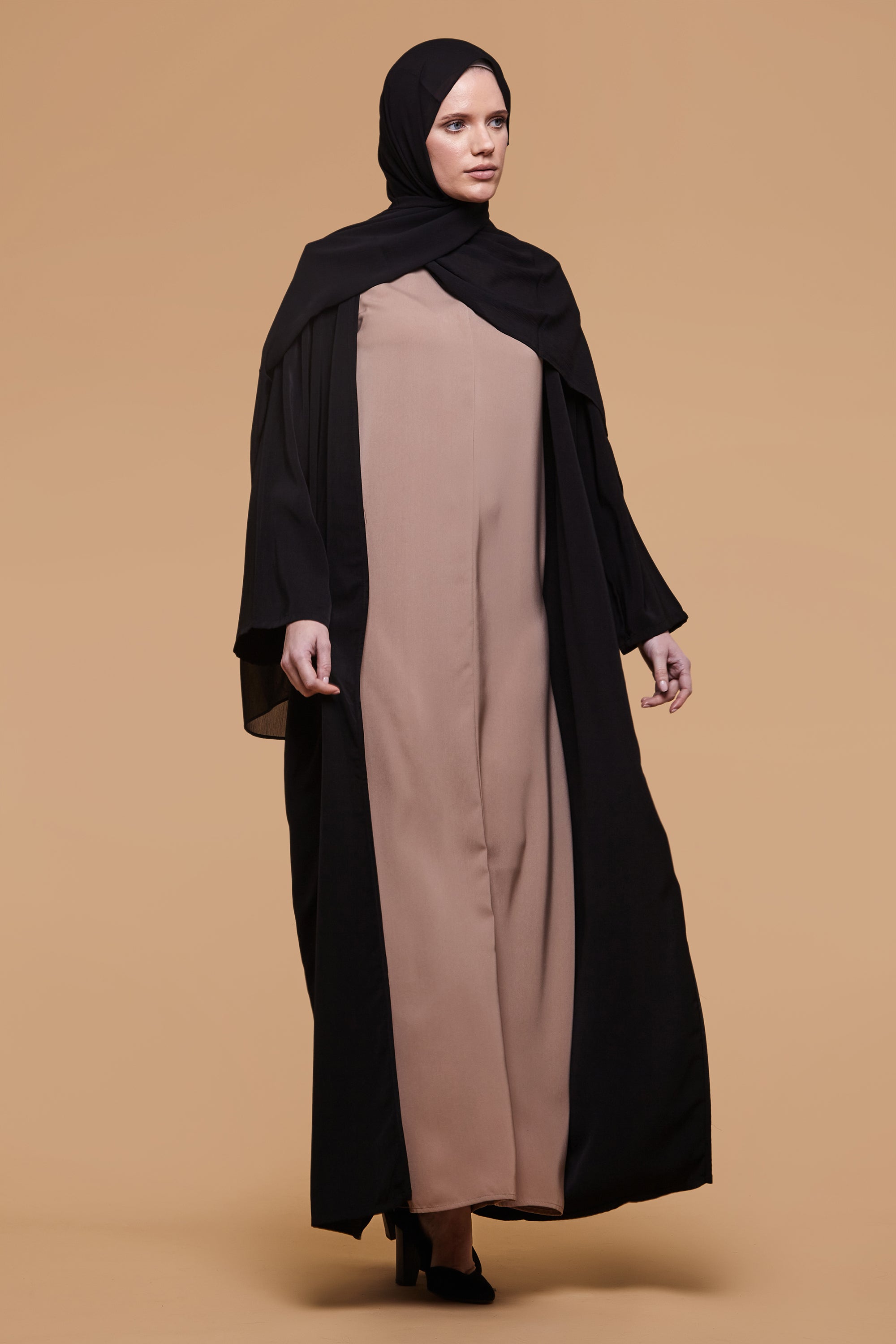 Black Soft Touch Kimono - CAVE