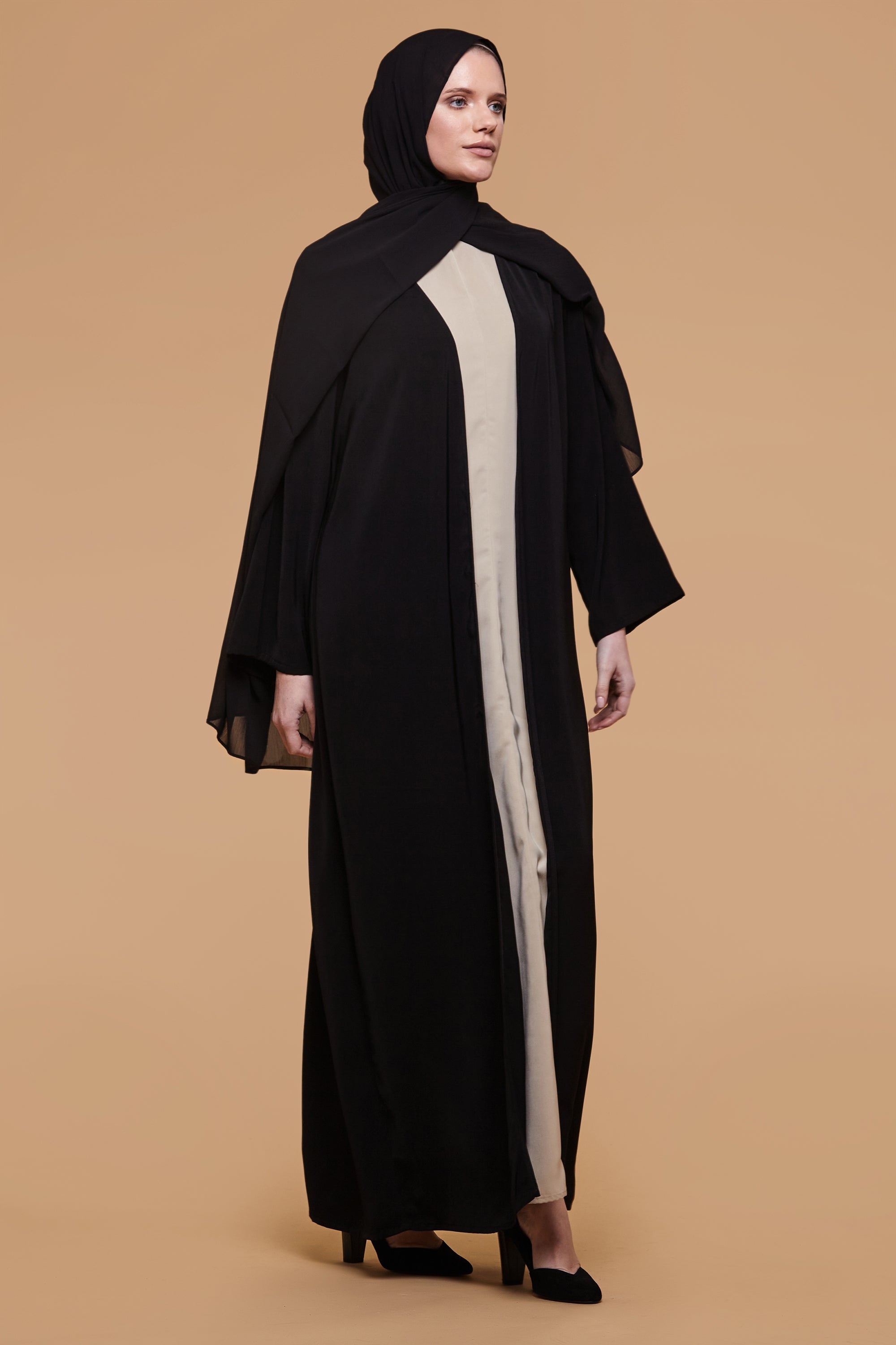 Black Soft Touch Kimono - CAVE