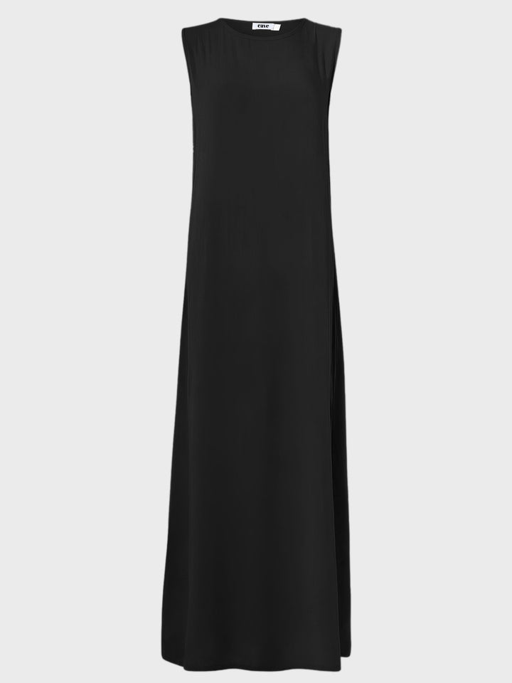 Black Soft Touch Slip Dress - CAVE